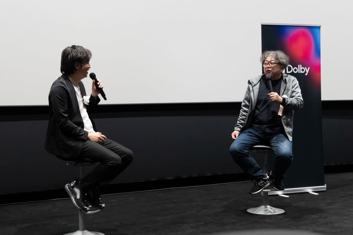 岩崎太整氏(左)と樋口真嗣監督