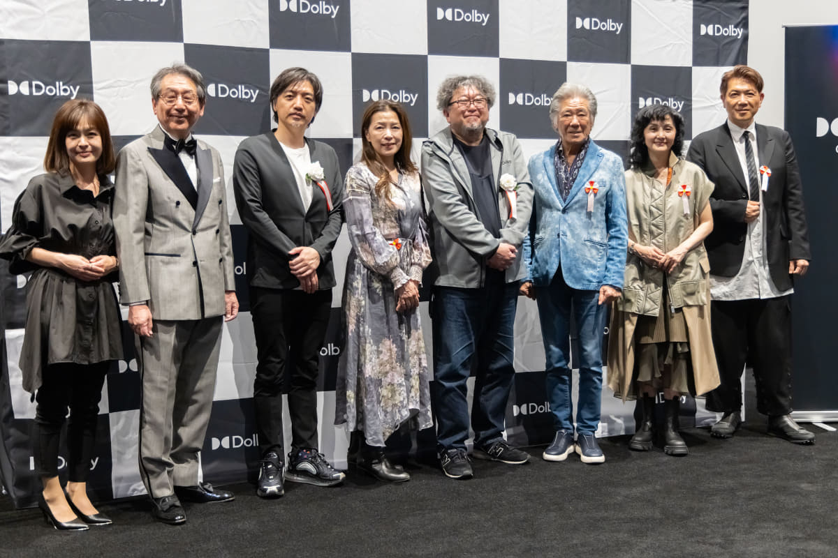 上映会には、ゲストとして、俳優の西岡徳馬さん、南果歩さん、別所哲也さんらも参加。ドルビーシネマの体験を楽しんだ