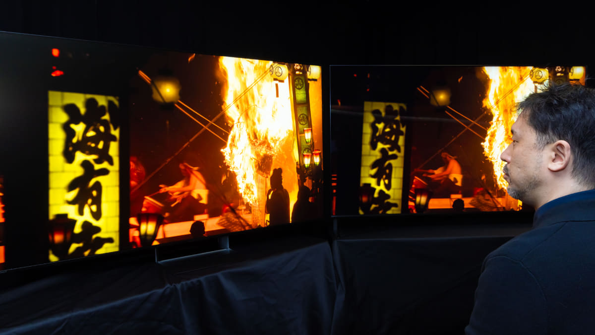 BRAVIA 9 IIは、実測で5,000nitを超えるピーク輝度を実現。BRAVIA 9と較べても、BRAVIA 9 IIの明るさは際立っていた