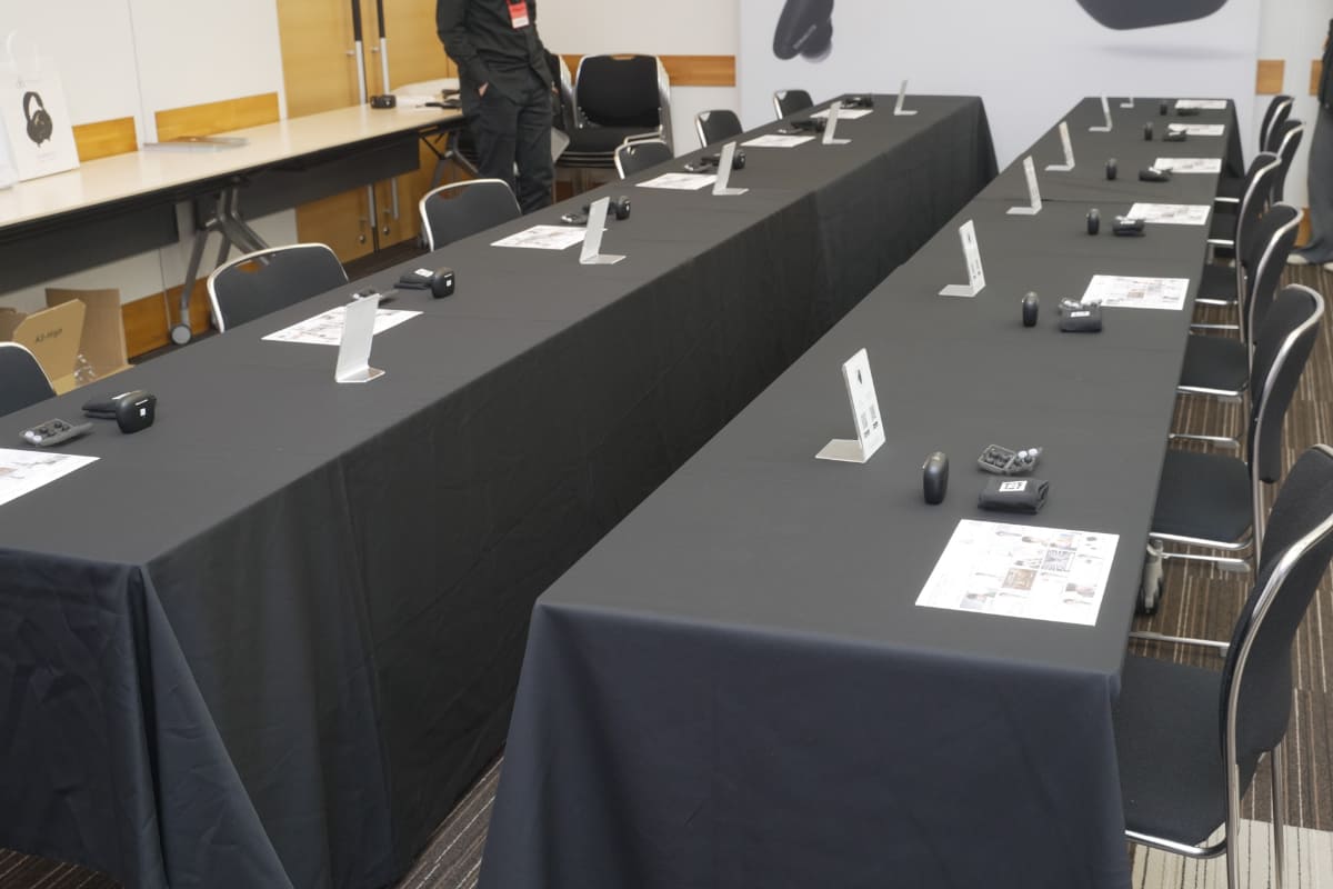 TONALITEの体験コーナー