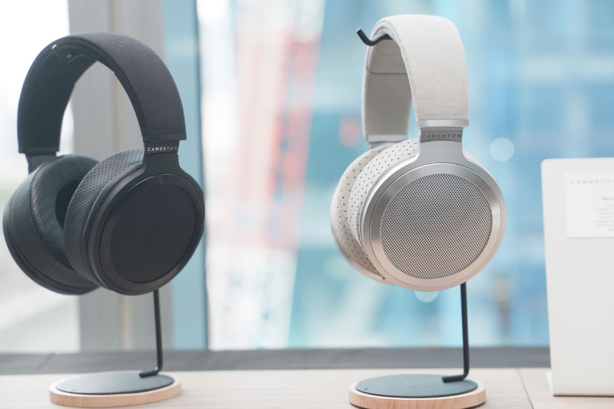 Camertonのヘッドフォンも出展