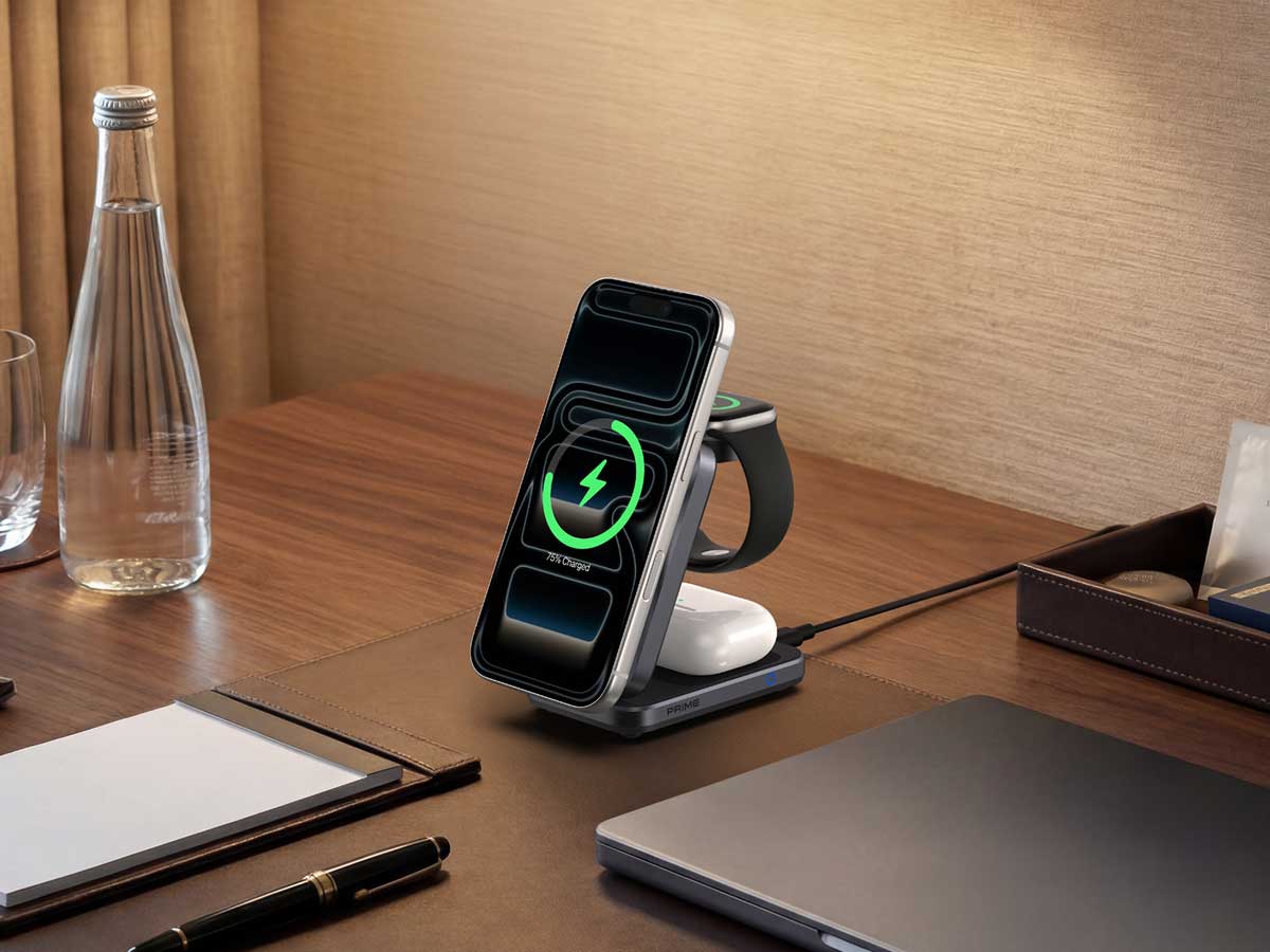 「Anker Prime Wireless Charging Station(3-in-1, MagGo, AirCool, Foldable)」
