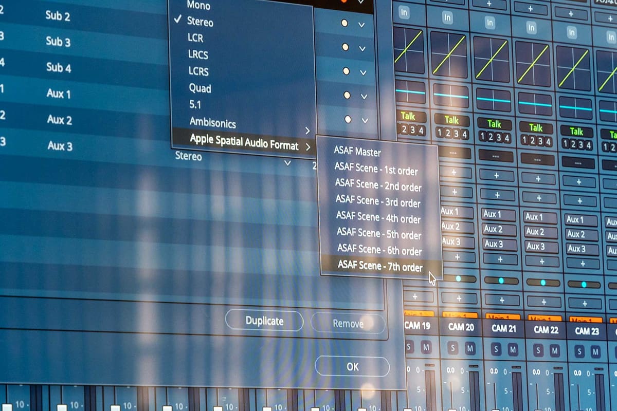 AmbisonicsやApple Spatial Audio Formatといった立体音響フォーマットにも対応