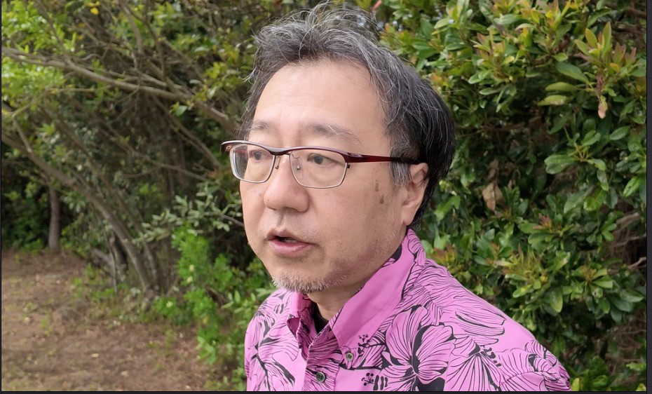 シミの除去前