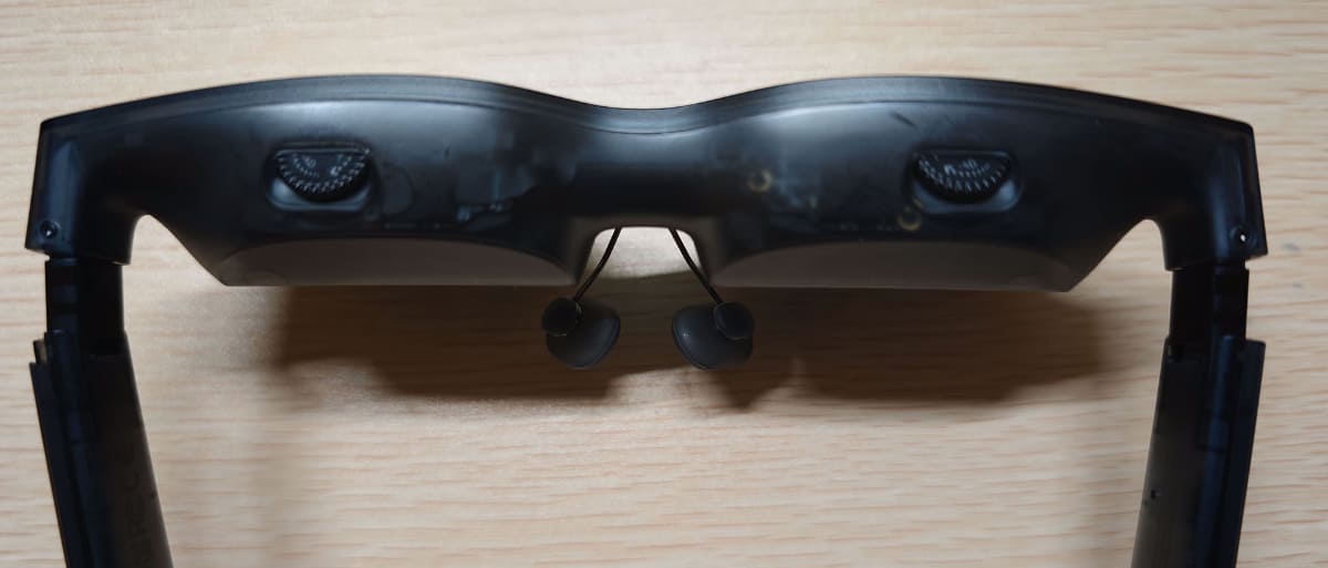 VITURE Lumaシリーズを含め、これまでの製品には視力補正の機能があった