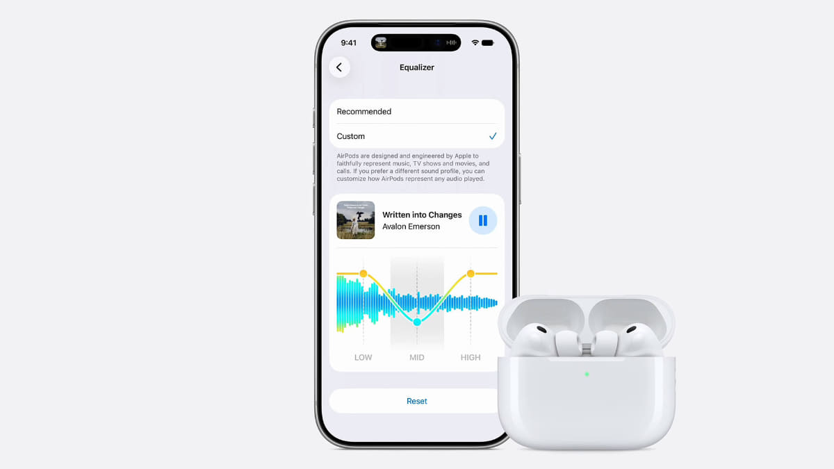 AirPodsでイコライザーによる音質カスタマイズが可能になる