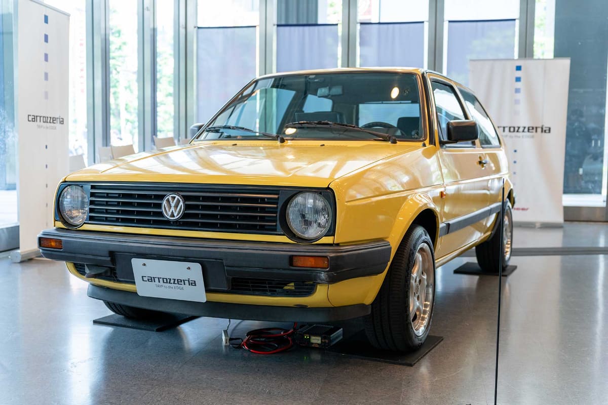 同じく空間オーディオ体験が可能なフォルクスワーゲン・ゴルフII
