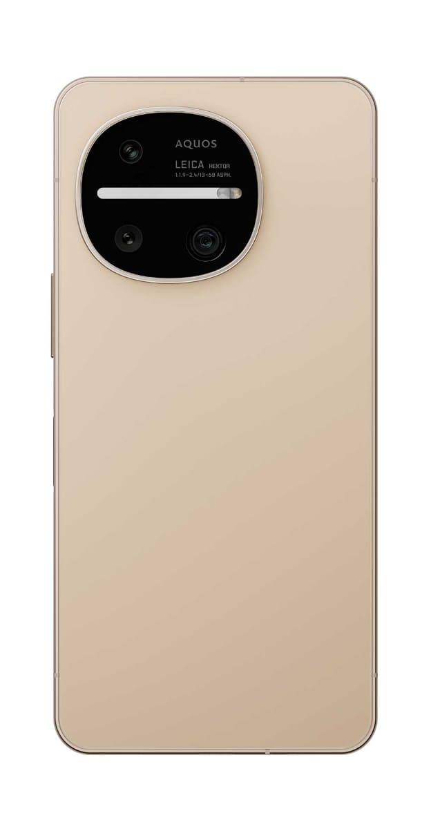 「AQUOS R11」アイボリー