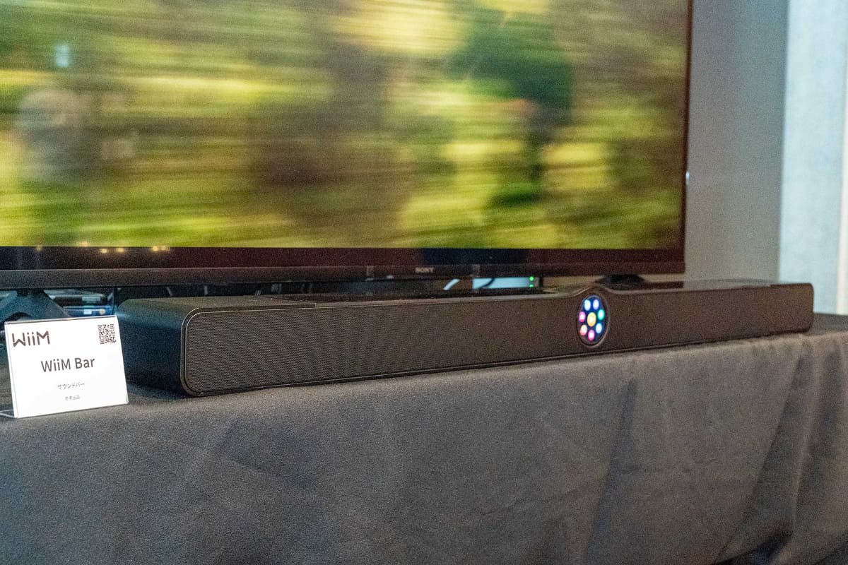 OTOTENのWiiMブースに参考出展されている「WiiM Bar」