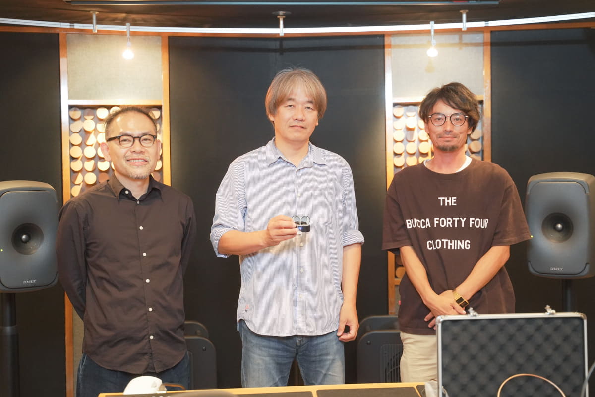 prime sound studio formのエンジニアである森元浩二氏、峯岸良行氏、太田敦志氏