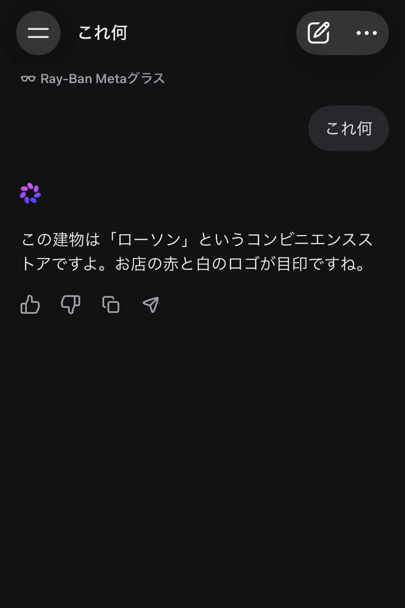 少し意地悪めな質問で、出先で見つけたナチュラルローソンの看板を見ながら「これは何？」と尋ねたときの回答。ローソンは正解だが……