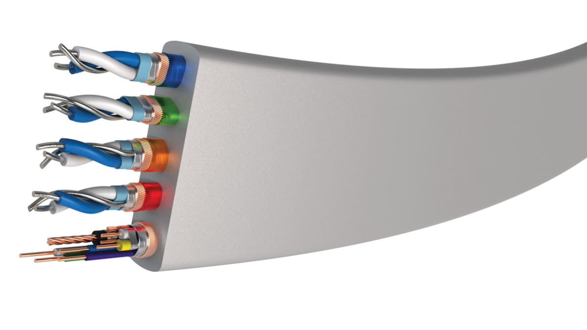 WireworldのHDMIケーブル「Platinum Starlight 48」の断面
