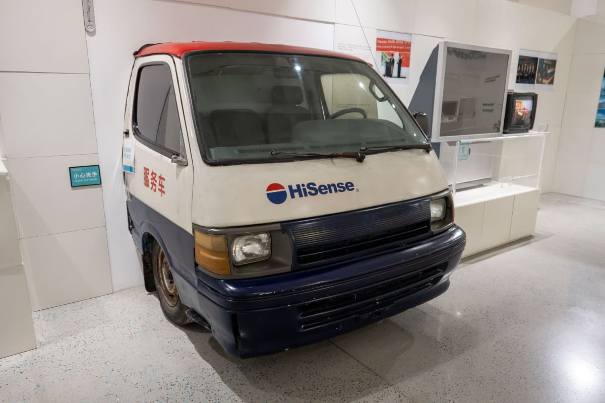 当時使われていたハイセンスカー