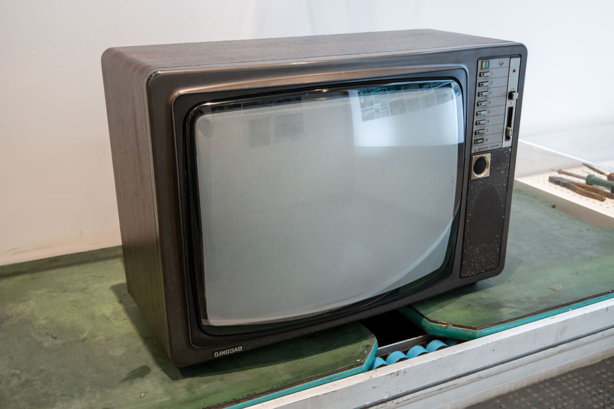 1980年代初期のカラーテレビ