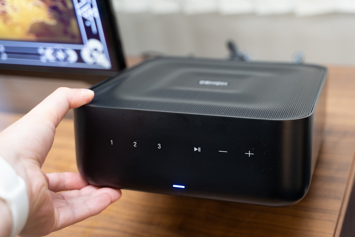 デノンのネットワーク再生対応小型アンプ「DENON HOME AMP」