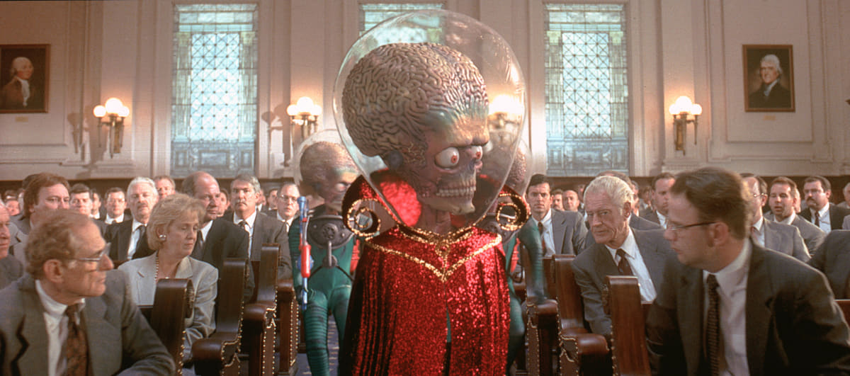 <span class="fnt-70">(C) 1996 WARNER BROS. ENTERTAINMENT INC. BASED ON MARS ATTACKS © THE COPYRIGHTED PROPERTY OF THE TOPPS COMPANY INC. ALL RIGHTS RESERVED.</span>