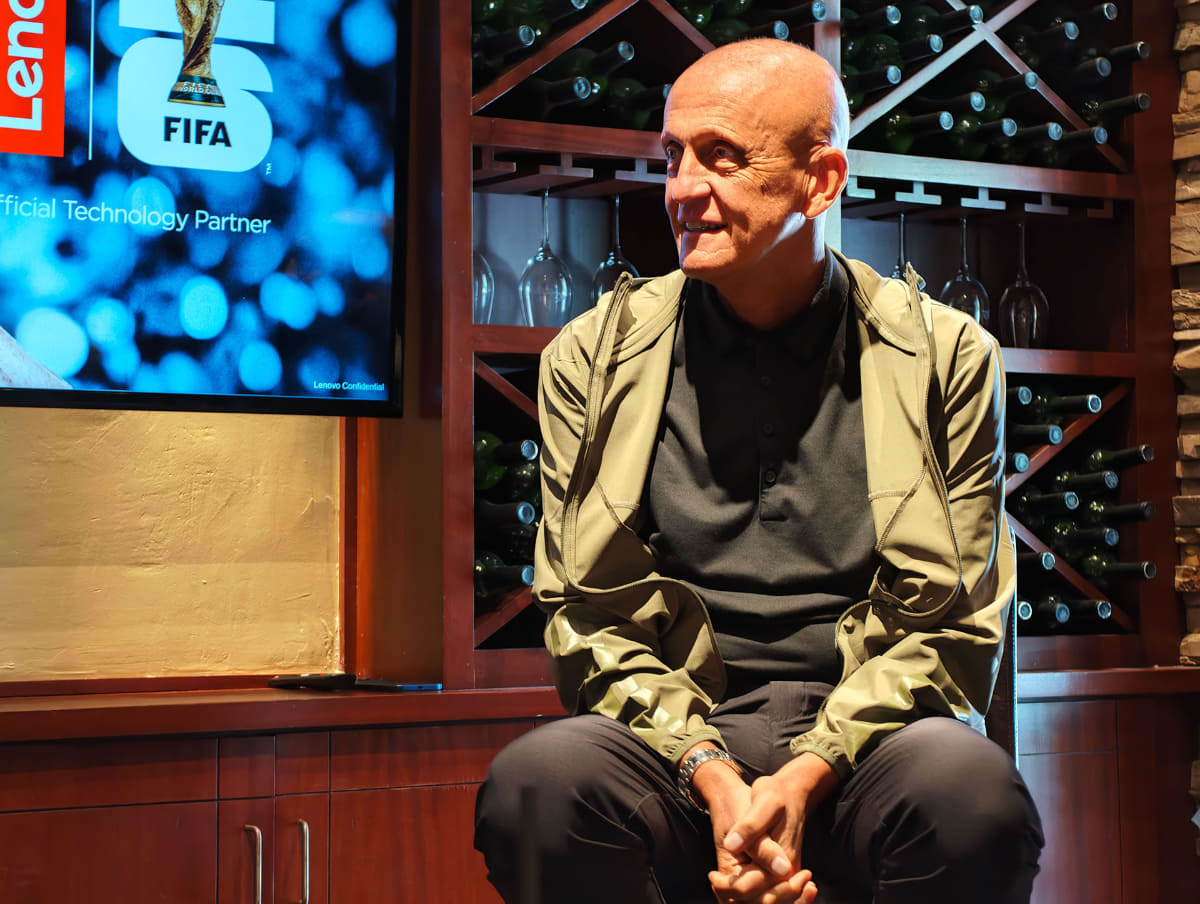 FIFA・審判委員会会長のピエルルイジ・コッリーナ氏。サッカーファンには「伝説の国際審判」として有名