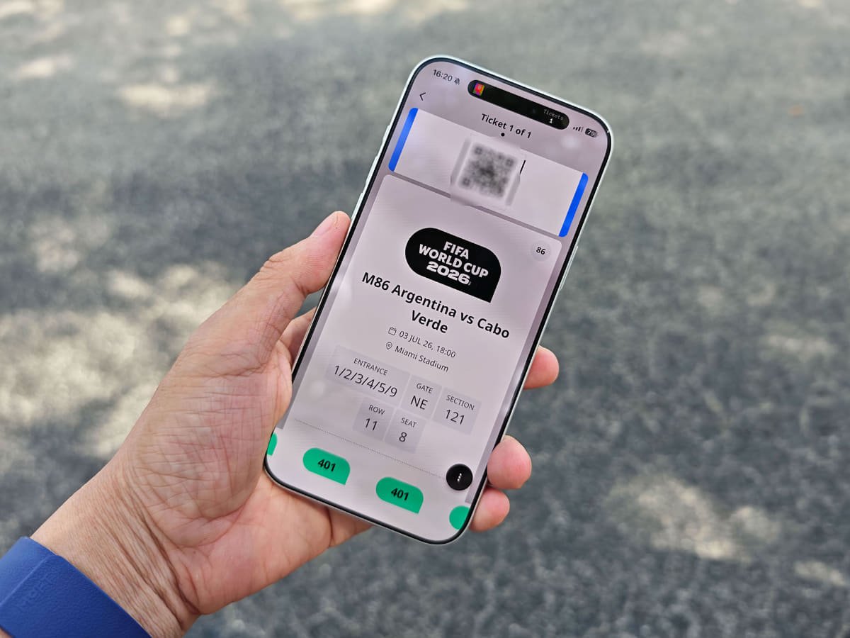 W杯のチケットはデジタル方式。スマホで入場