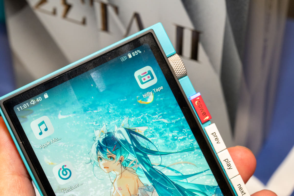 M500 Hatsune Miku Edition向けのアプリ「Hiby Tape」