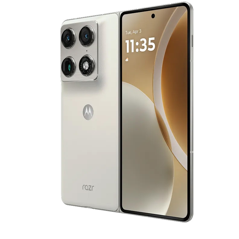 「motorola razr fold」リリーホワイト