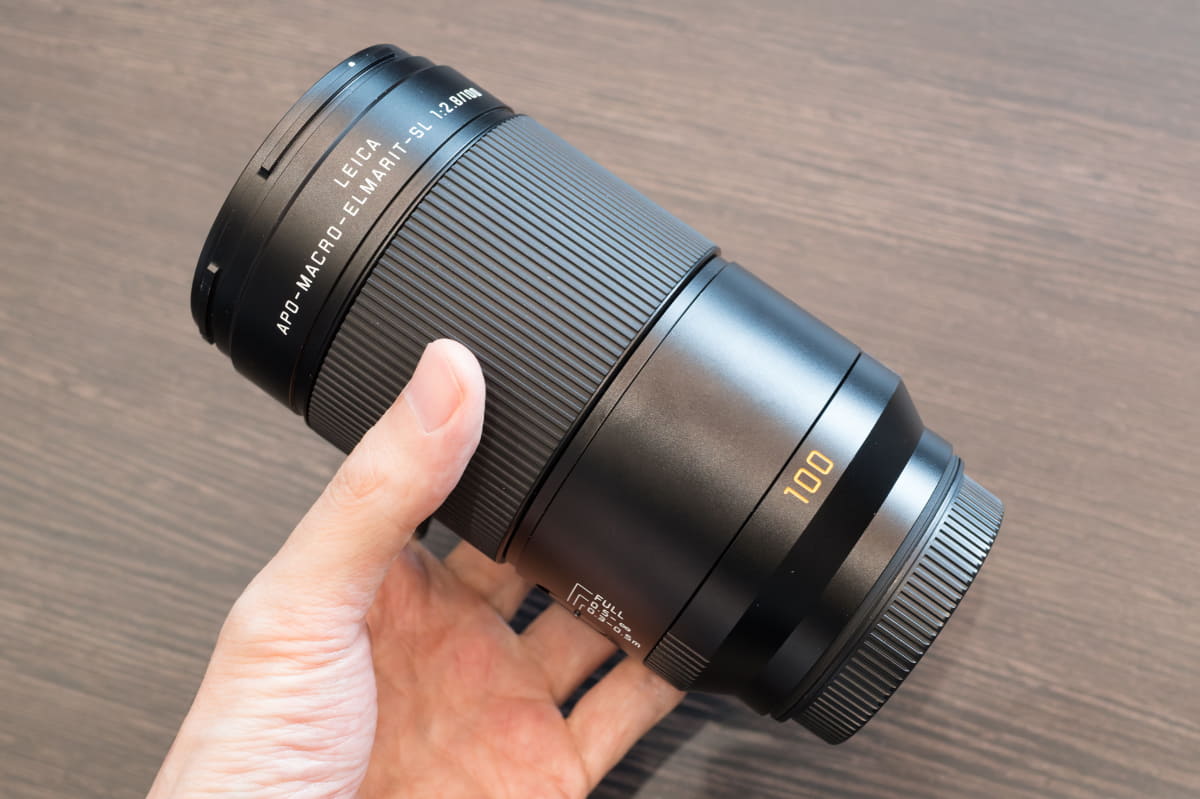 こちらも年内発売予定の新レンズ「ライカ アポ・マクロ・エルマリートSL f2.8/100」。価格未定