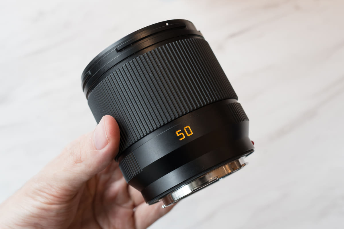 新型の「ライカ ズミルックスSL f1.4/50 ASPH.」。年内発売予定、価格未定