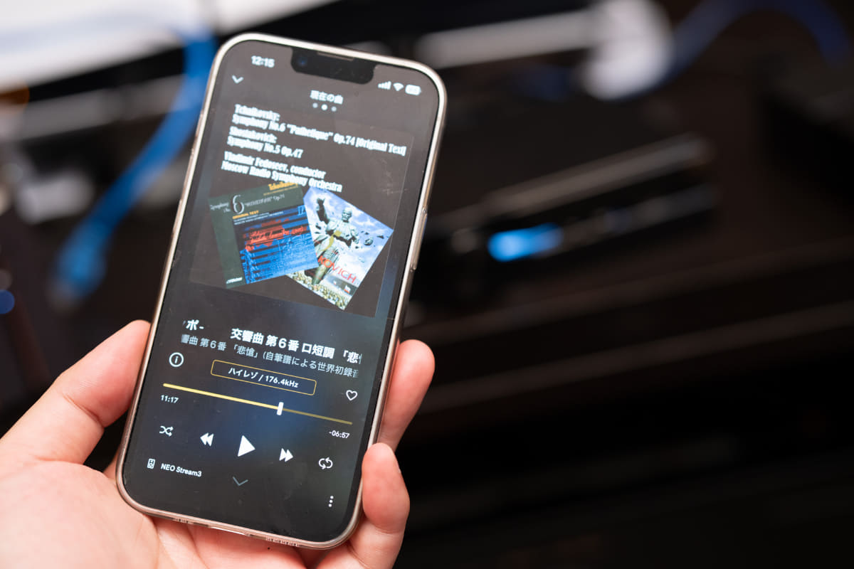 専用アプリ「iFi Nexis」から設定や操作も可能。アプリをリモコンとして使うこともできる
