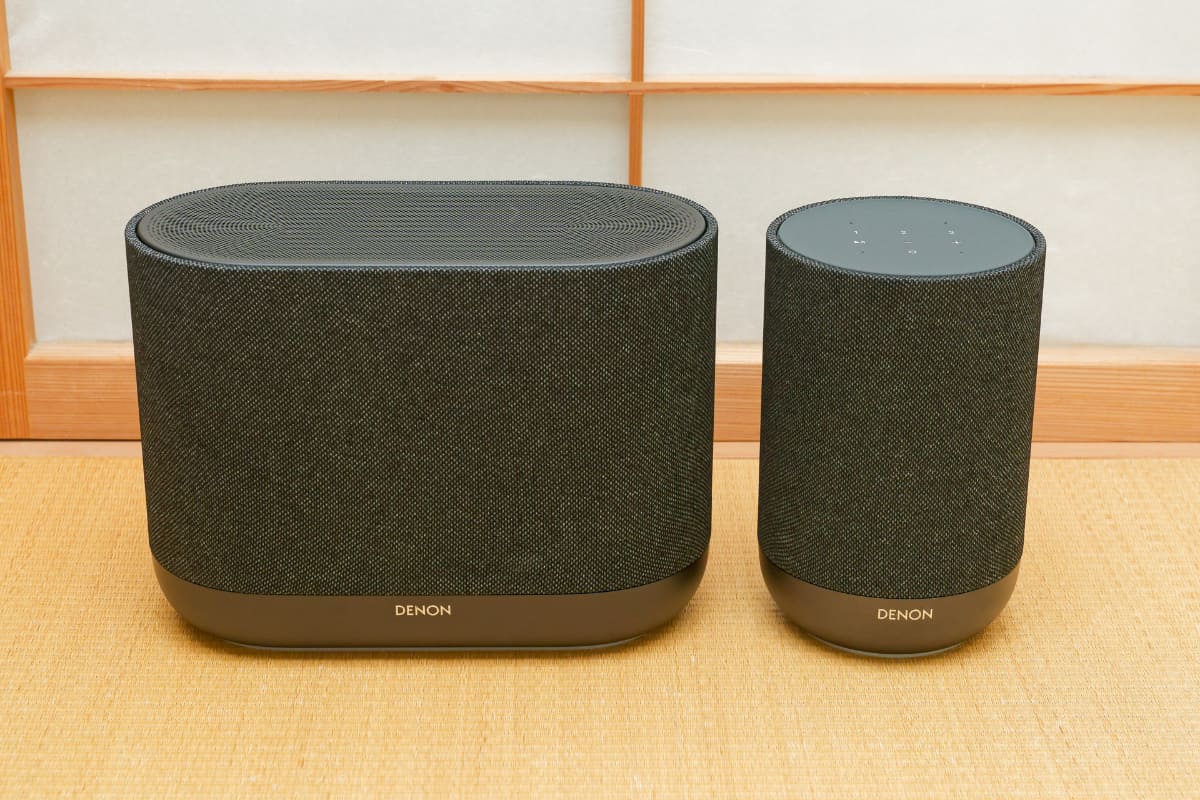 DENON HOME 400(左)とDENON HOME 200(右)