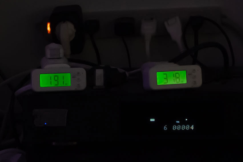 消費電力の比較