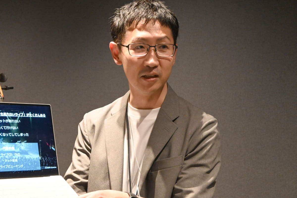 新規事業開発部のReal Sound Viewingプロジェクトを率いる柘植秀幸氏