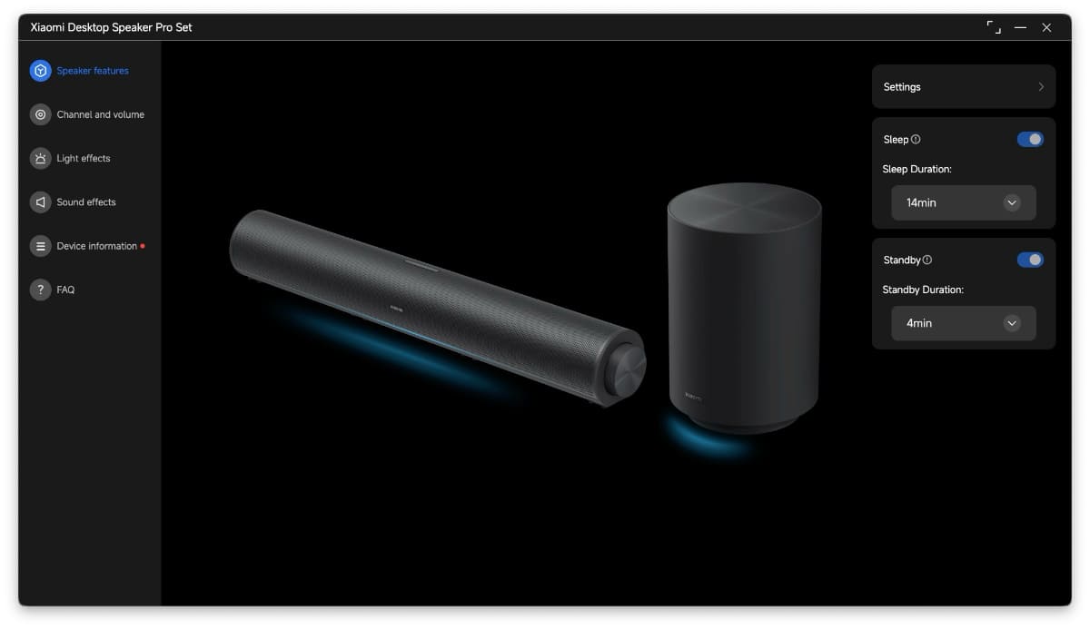 設定用アプリの 「Xiaomi C-HUB」