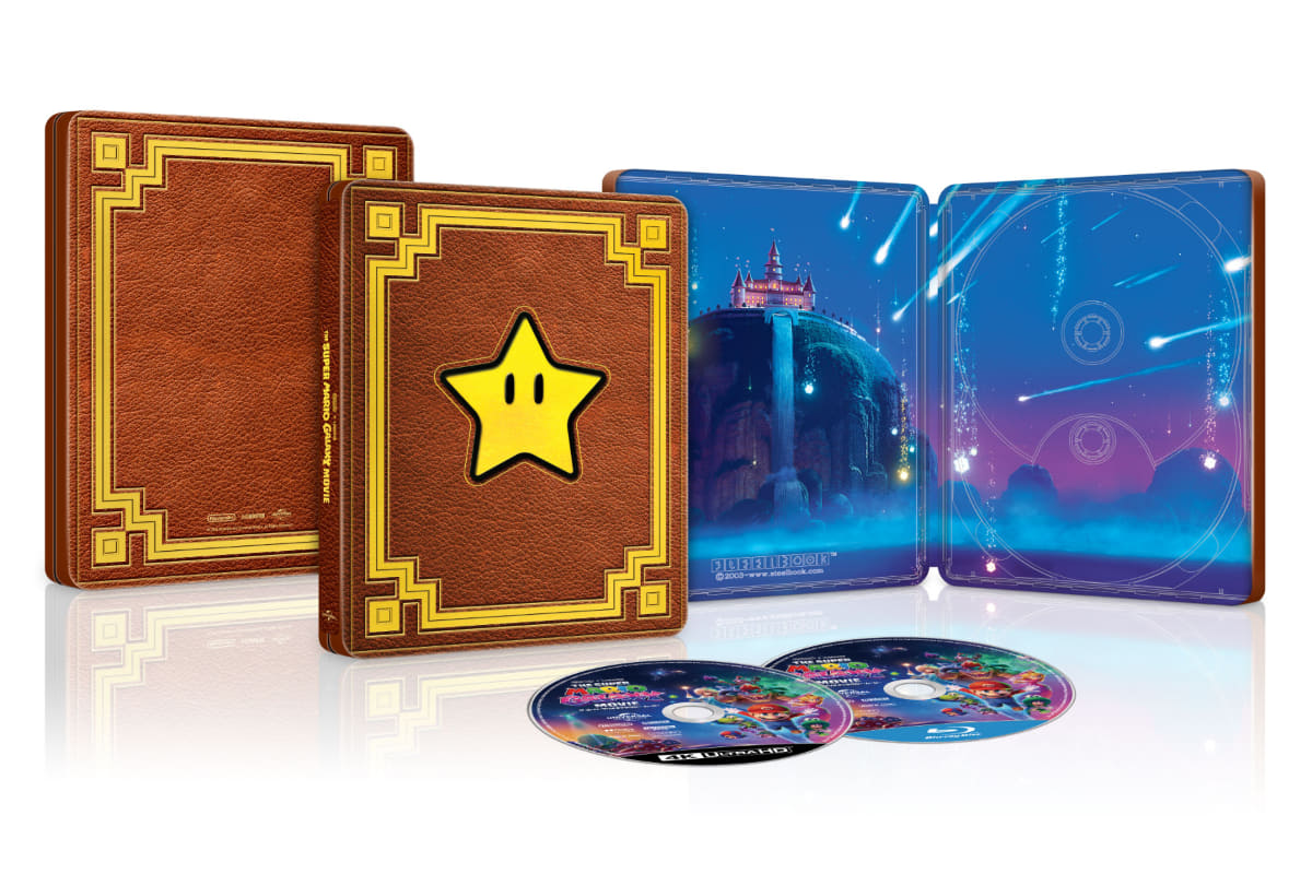 スチールブック仕様UHD BD「ザ・スーパーマリオギャラクシー・ムービー」<br>8,690円　10月16日発売<br>発売・販売元：株式会社ハピネット・メディアマーケティング