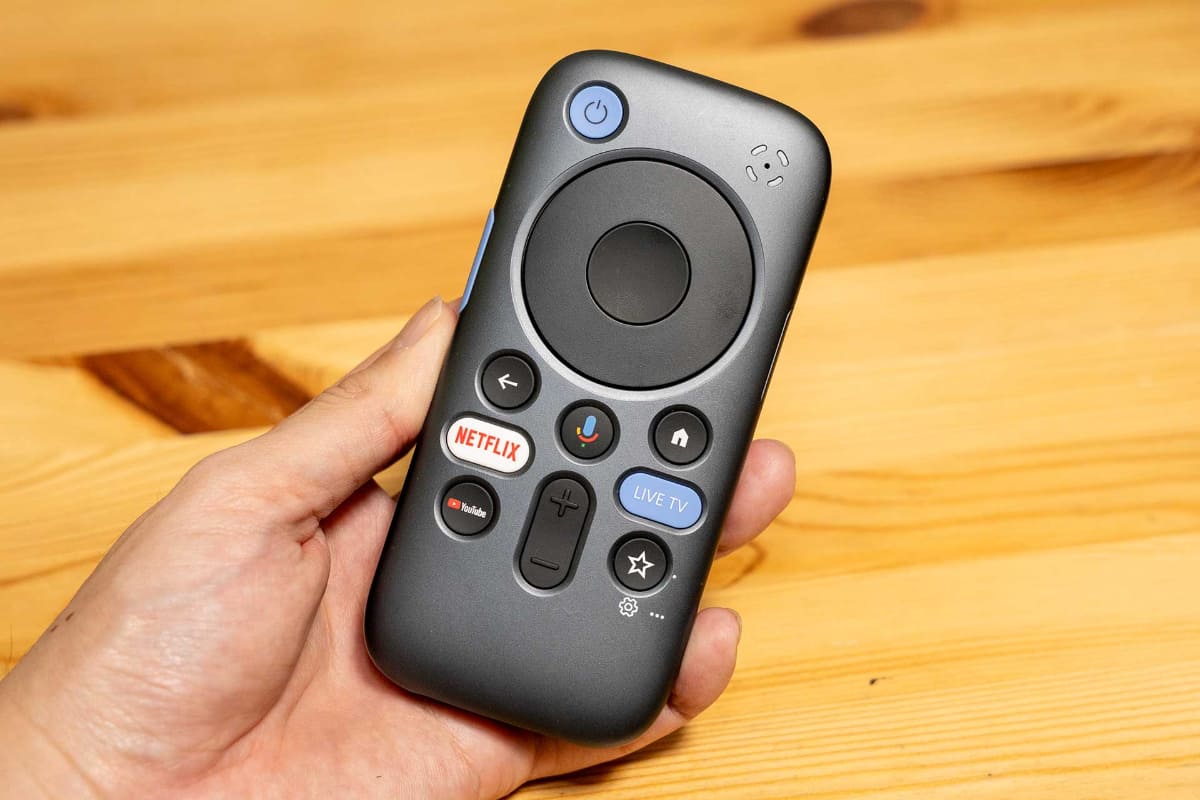 「RayNeo Pocket TV 2 Dolby Vision Edition」。RayNeo GT Maxと組み合わせるとDolby Visionコンテンツを楽しめるようになる