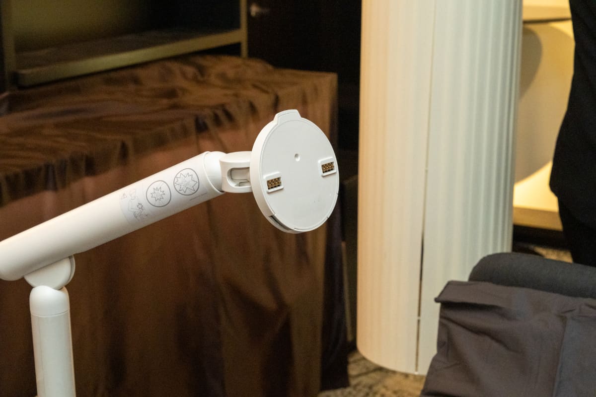 スタンドから給電が可能