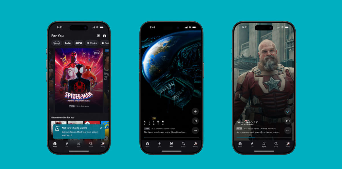 Disney+で、アメリカでは3月からスタートした縦型動画「Verts」