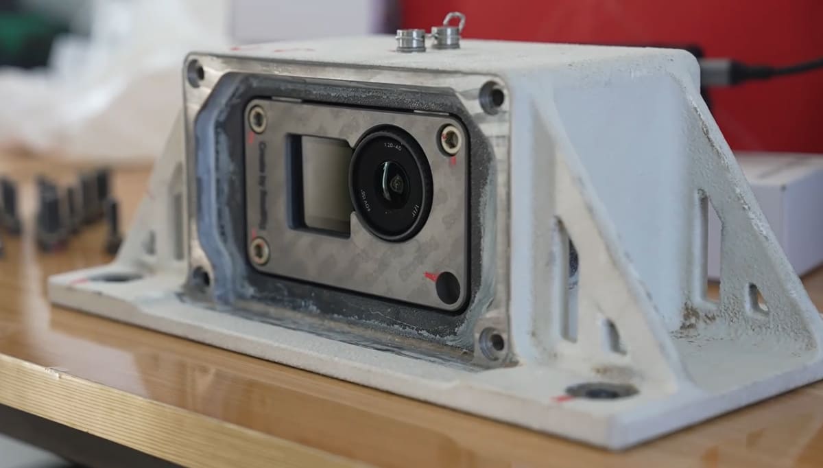 取り付けられたOsmo Action 6