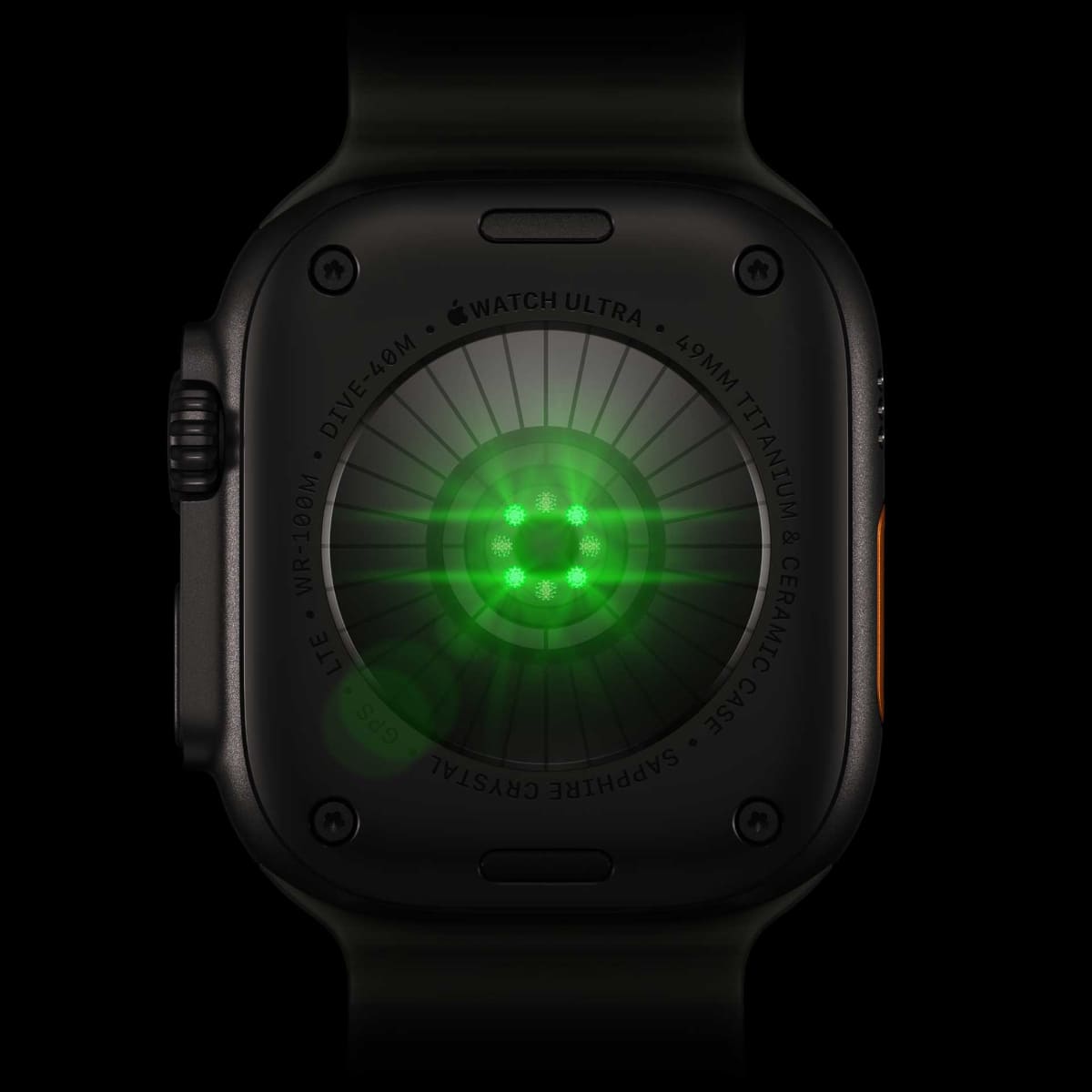 「Apple Watch Ultra 4」の心拍センサー部