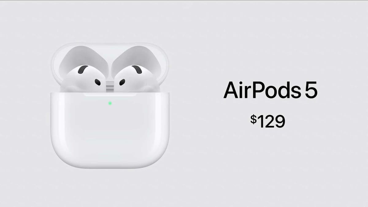 AirPodsが「5」にリニューアル