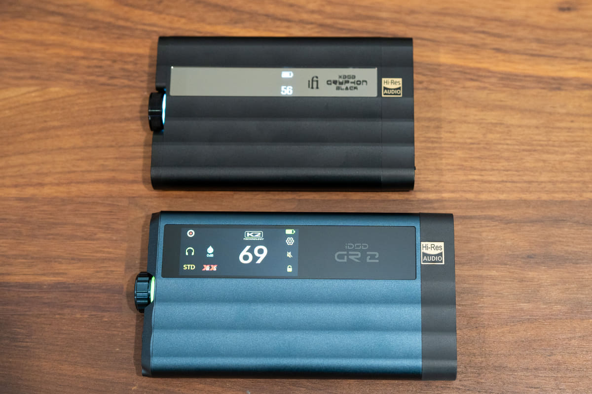 上からGryphon、GR 2。少し筐体が長くなった
