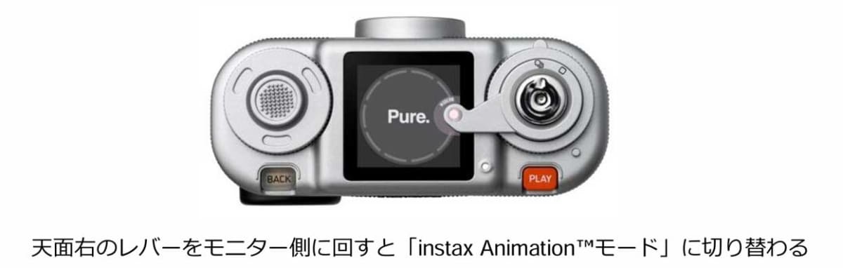天面にモニターを備えるほか、レバーやファインダー、ダイヤルなどを新搭載した