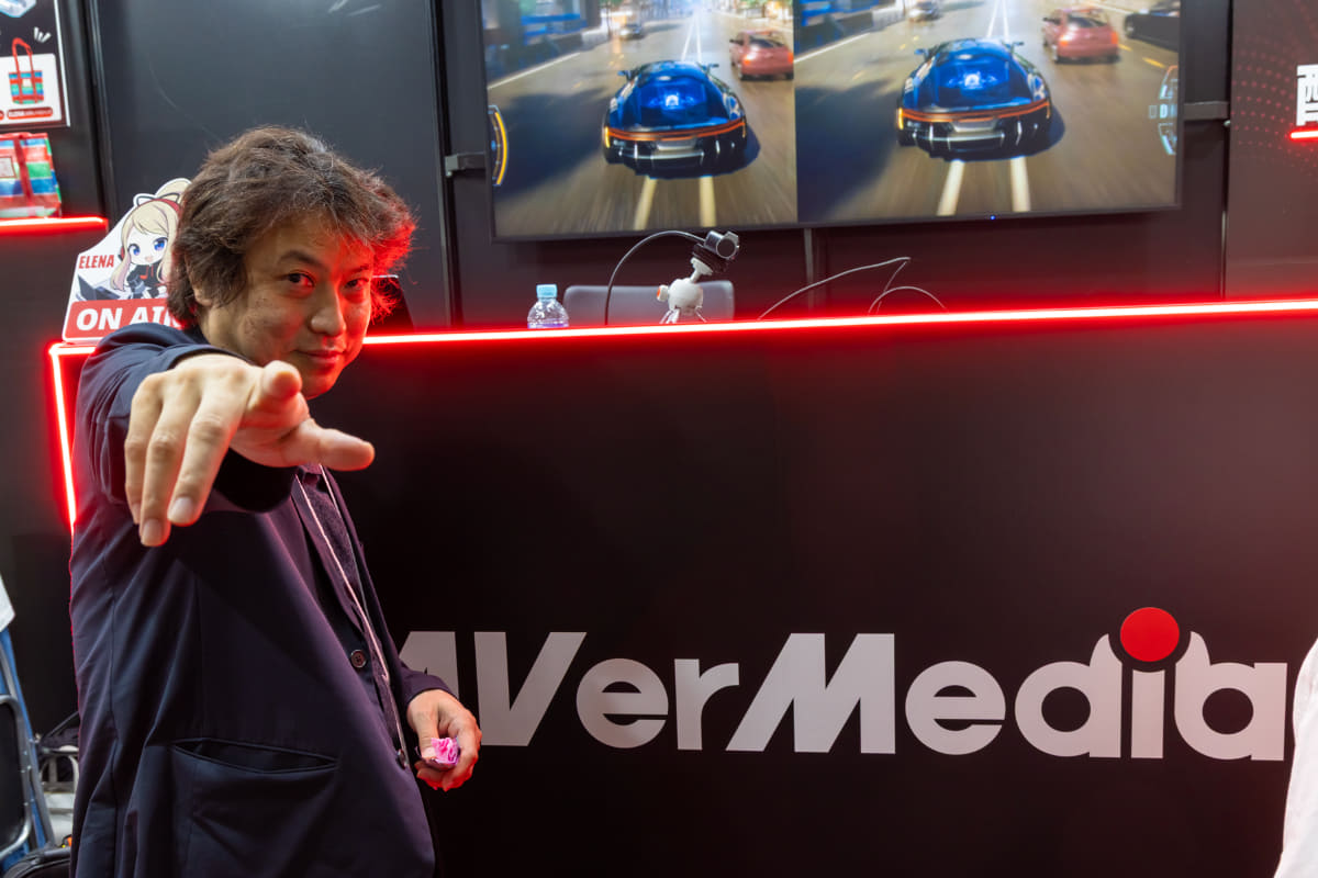 AVerMediaで講演を行なっていた西川善司さんにばったり遭遇！