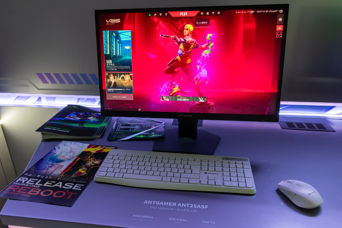 1,000Hz駆動を実現したという24型液晶モニター「ANT25ASF」