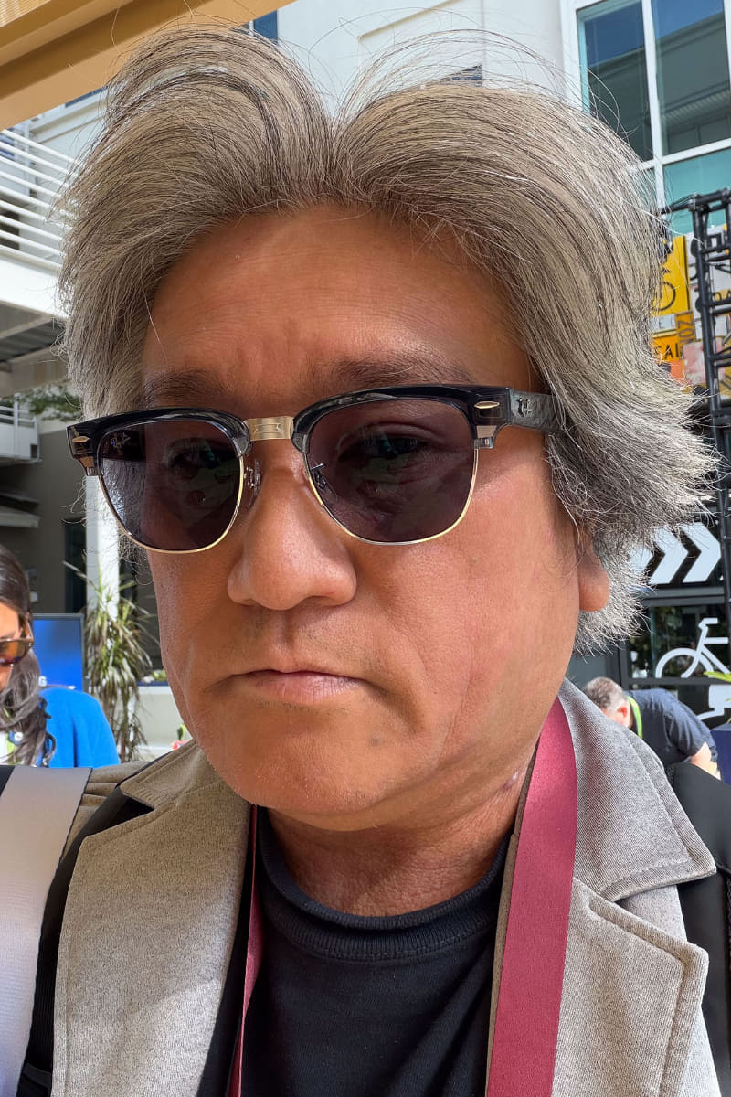 筆者もかけてみた