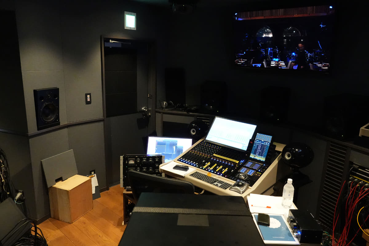 ここでDolby Atmosミックスが行なわれていた