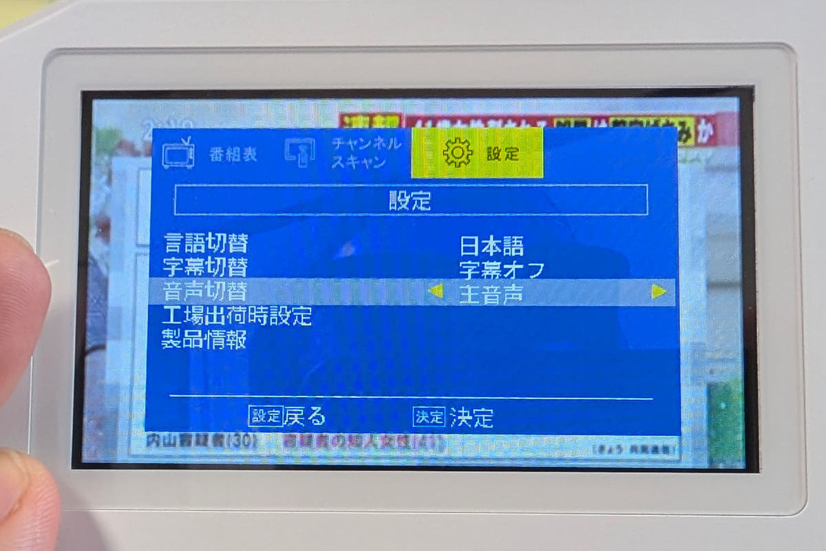 字幕や副音声も利用できる