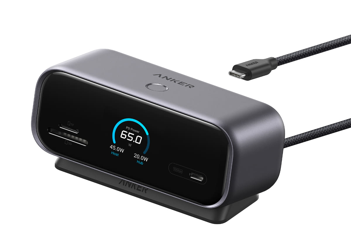 Anker Nano USB-C ハブ(10-in-1, 240Hz, Display) ダークグレー