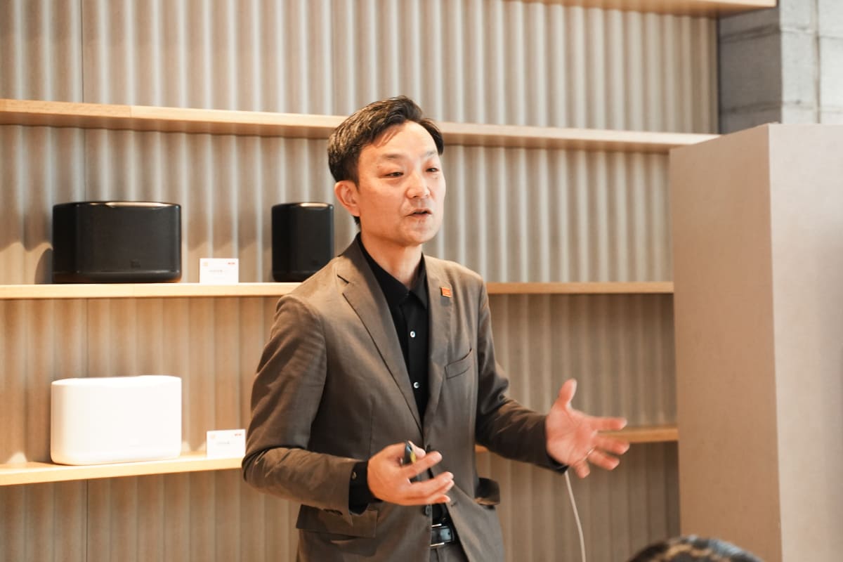 ハーマンインターナショナルマーケティング部 濱田直樹シニアマネージャーがCOVEの魅力を紹介