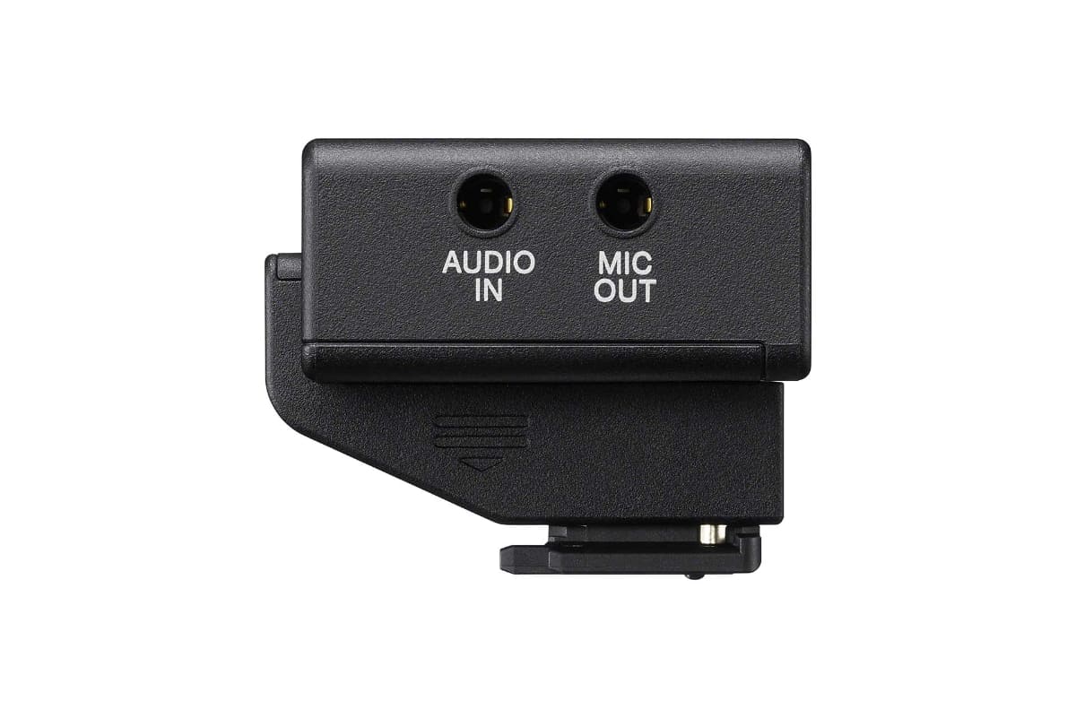 「ECM-W5」レシーバーの側面