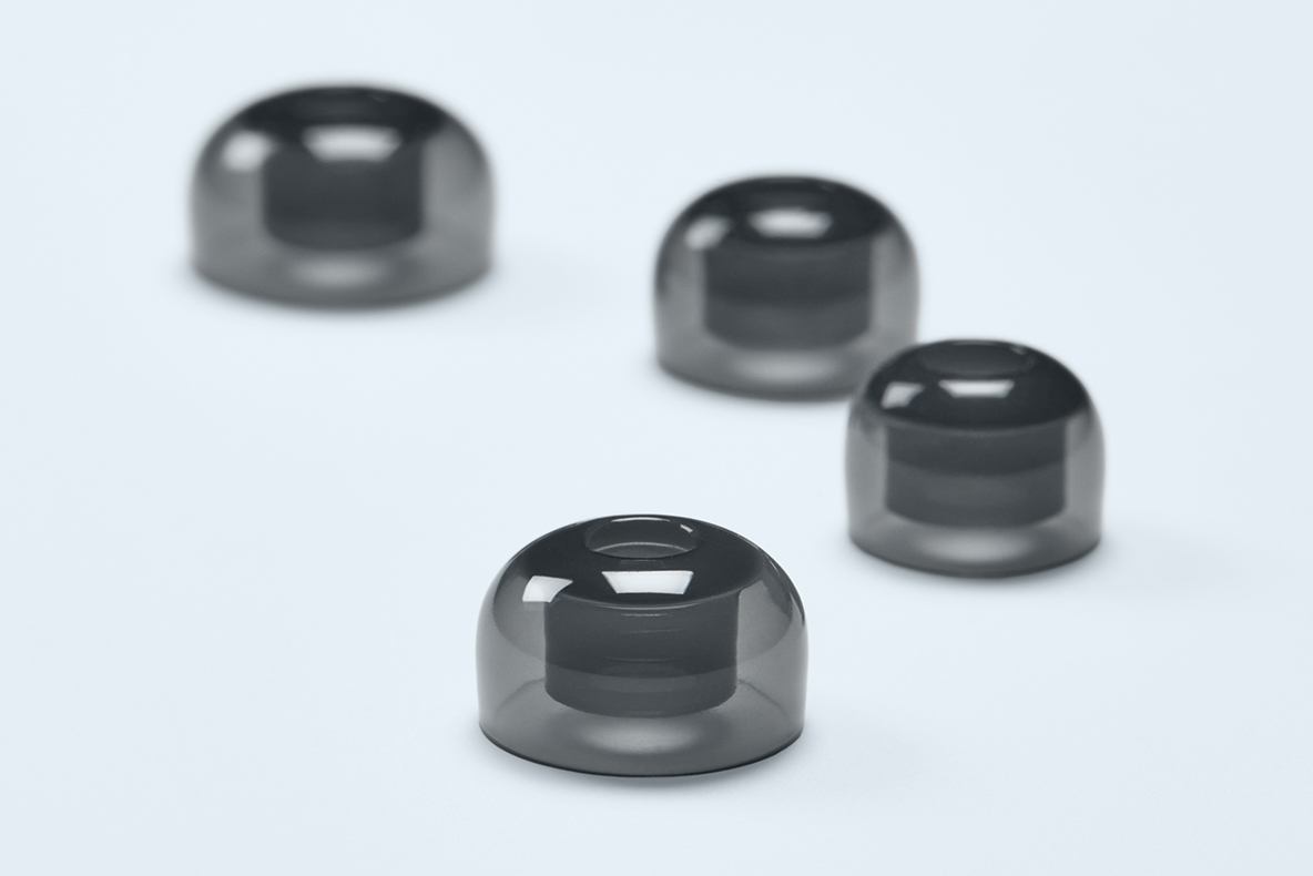 ディープマウントイヤーピース ZONE for TWS Smoky Black