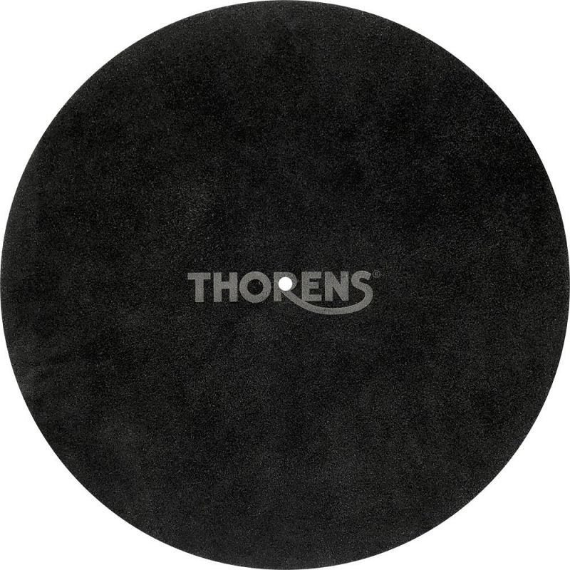 THORENS牛革ターンテーブルシート（ブラック・汎用品）